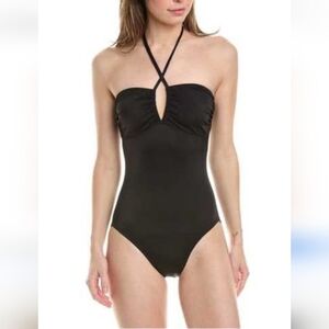 Mara Hoffman One Piece Halter Neck Open Back swimsuit
